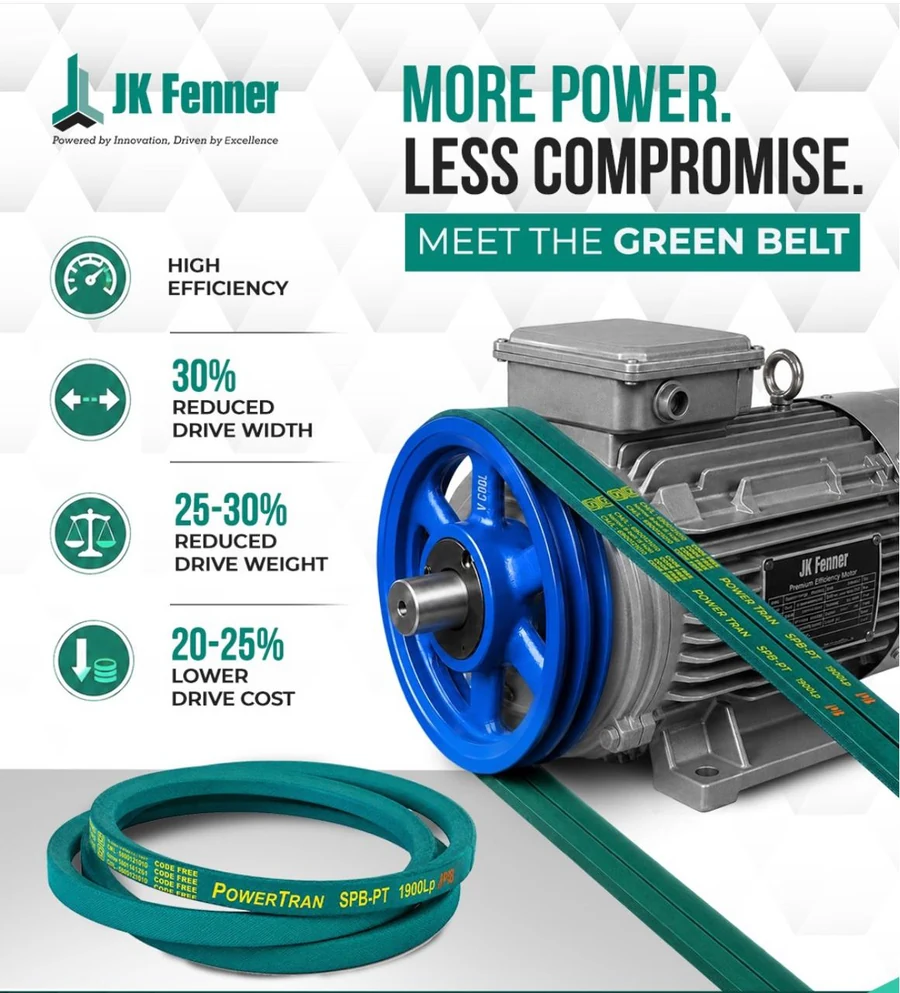 JK Fenner Power Tran Green Belt