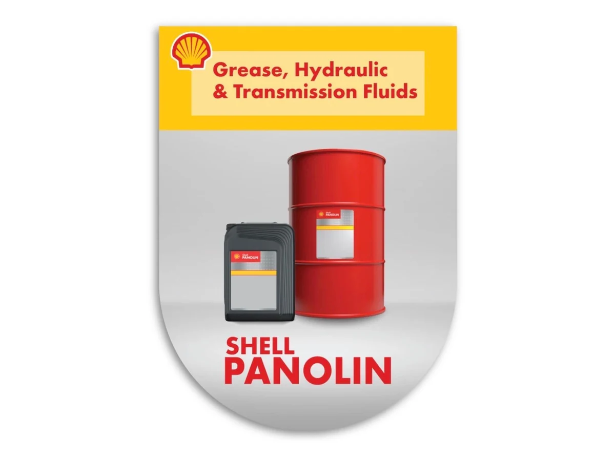 Grease, Hydraulic & Transmission Fluids · Shell Panolin